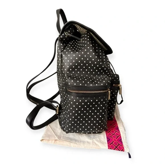 Tory Burch Kerrington Polka Dot Backpack Bag NWOT - Picture 4 of 11